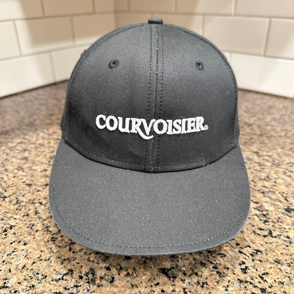 Courvoisier‎ Style Master Strapback Hat Cap Mens OSFA Black Cotton